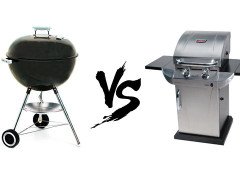 Gas grill VS charcoal grill